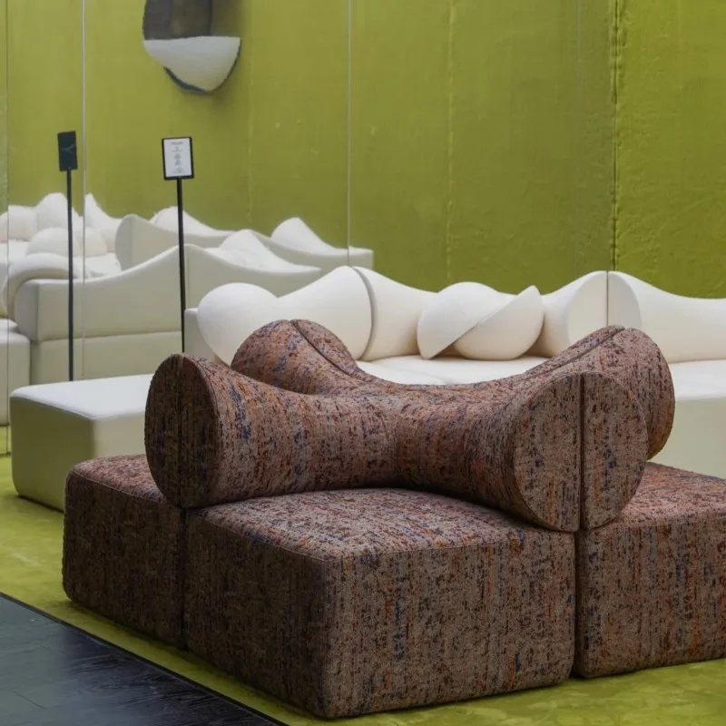 Sofa Minimalist Modern Living Room Free Combination Module Geometric Sofa