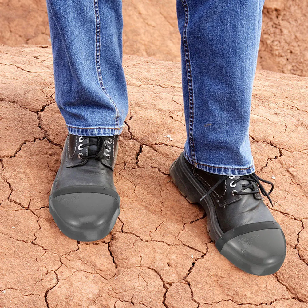 

1 Pair Steel Toe Caps For Safety Shoes Lightweight Durable Metatarsal Guard For Construction Factory Warehouse Work Use Shoe Toe
