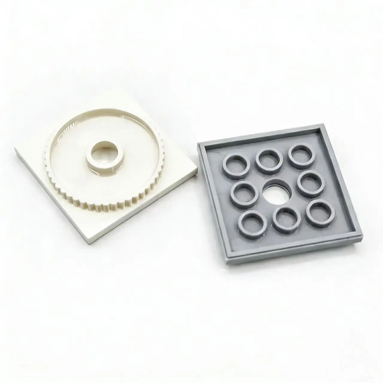 10pcs 61485 4x4 Turntable Square Base Building Blocks Kit Locking Board Part Bricks Particle Toys Children Birthday Gifts