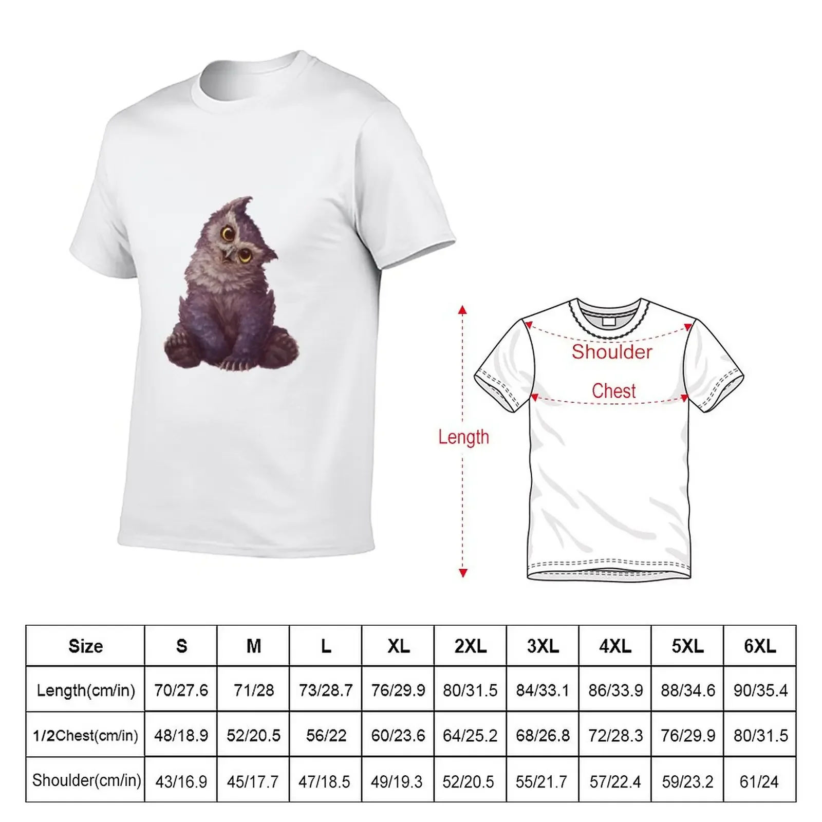 New Owlbear Cub T-Shirt Tee shirt boys animal print shirt T-shirt for a boy Oversized t-shirt T-shirts for men cotton