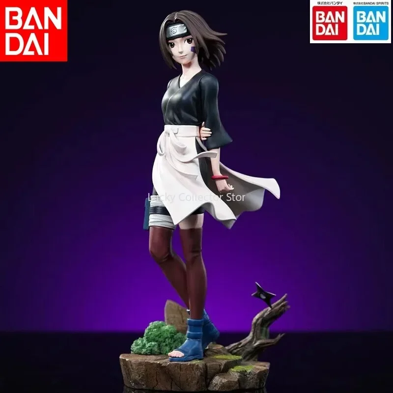 Japanische Anime Naruto Figur C4 Lin Seventh Edition Serie Nohara Lin Ornamente Bandai Echtes Modell Desktop Dekoration Geschenke