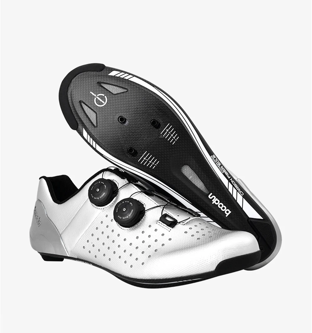 2024 New Road Cycling Shoes Carbon Fiber Self-Locking Ultralight Breathable Wear Non-slip professional Bicycle Sneakers