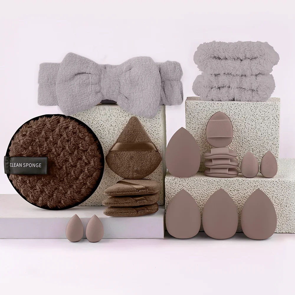 Ensemble de pinceaux de maquillage de Luxe, cosmétiques doux et moelleux, fond de teint, poudre de Blush, fard à paupières, mélange Kabuki, outil de beauté