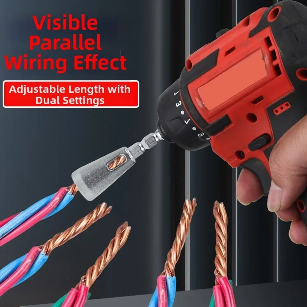 Wire Separator Adjustable Length Wire Paralleling Device For 2-10 Wires Upgraded Electric Twisting Tools Electricians Parts