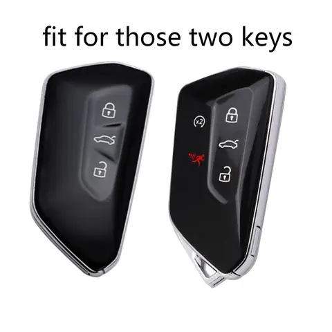 Protector Shell For Volkswagen Golf 8 MK8 ID 4 CROZZ ID.3 Skoda A8 Octavia SEAT Leon Formentor Tarraco Transparent TPU Key Cover 6 best sales vw id key case - №5