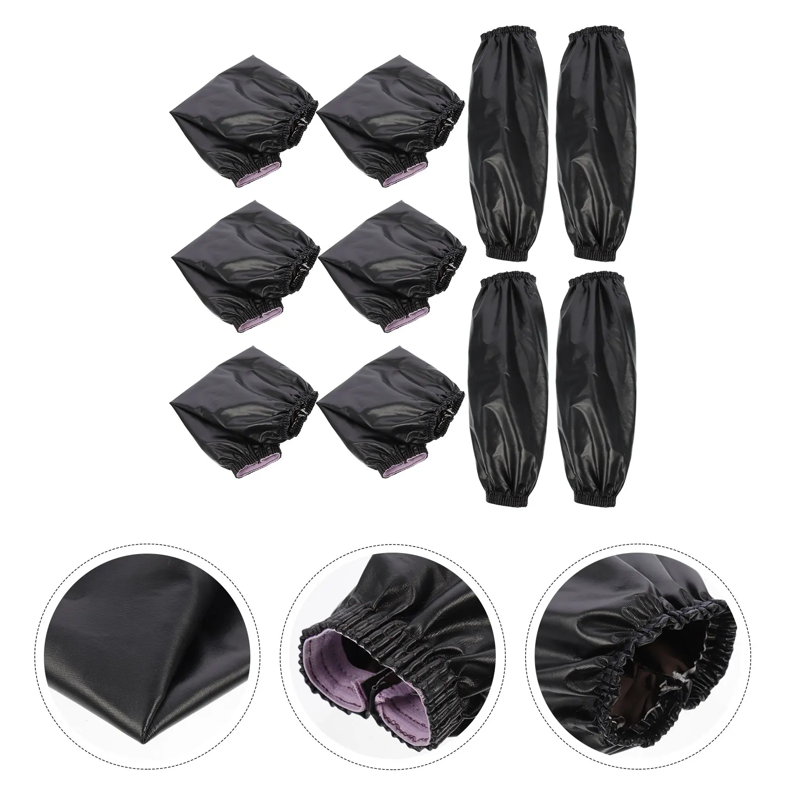 

5 Pairs Heat Resistant Welding Sleeves Flame Resistance Arm Protection Burn Sleeve For Women Men Work Protective Sleeve Unisex