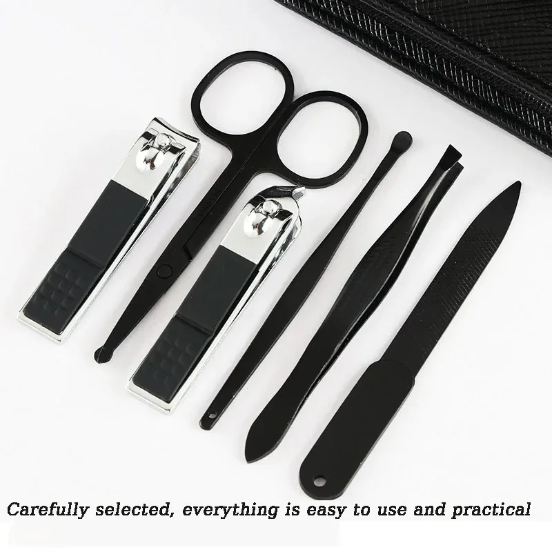 6 Piece Suit Portable Household Nail Scissors Set Household High End Mens and Womens Special Nail Clippers Manicure Beauty Tools