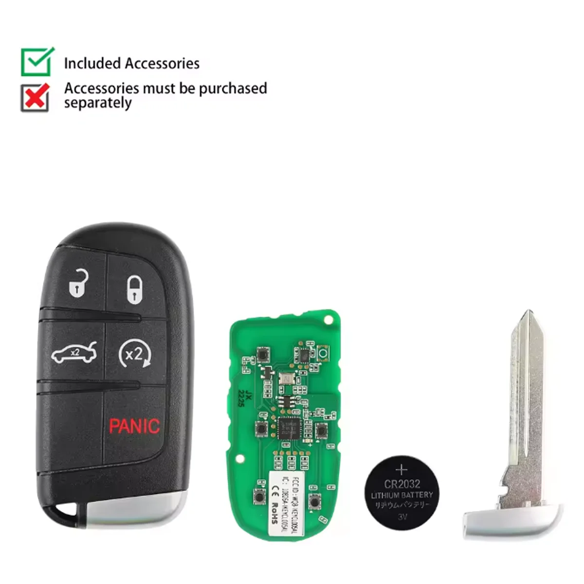 AUTEL CL005AL Universal 5 Buttons IKEYCL005AL For Autel Smart Key For KM100 IM508 IM608