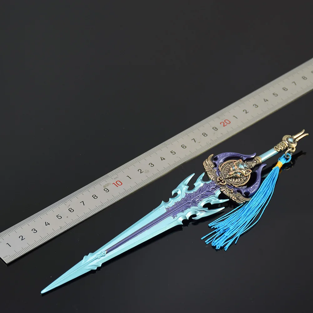 23cm/9.06in Frostwolf's Chinese Cold Weapon Model Game Peripherals Teeth Knife Collectible Desk Cosplay Hobbies Boys Toys Gifts