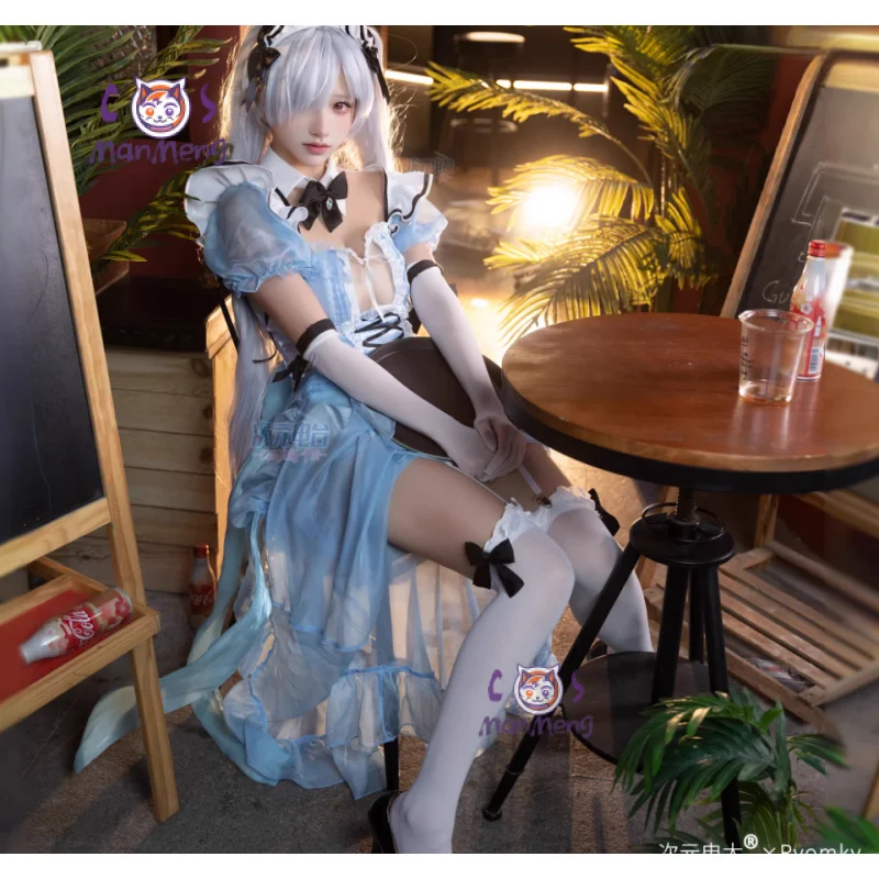 

Cinderella Goddess of Victory: Nikke Cosplay Costume Women's Sweet Lolita Uniform Accessories Prop Set Halloween New Maid Dress