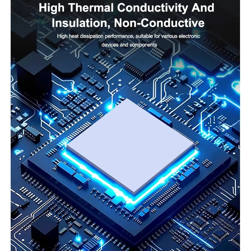 RELIFE RL-098 CPU Chip Heatsink Cooling Thermal Conductive Silicone Pad for CPU Chip Heat Conduction LED Heat Conduction