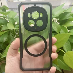 For Honor Magic 7 8 Pro Case Xundd Magnetic Airbags Shockproof Transparent Matte Laser Pattern Cover For Magic7 Pro чехол