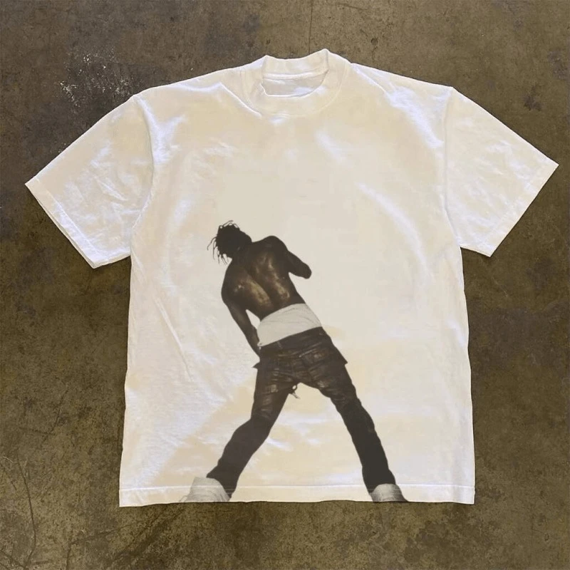 

High-quality cotton-patterned T-shirts for men and women in the summer of 2025 casual and loose short-sleeved tops for couples