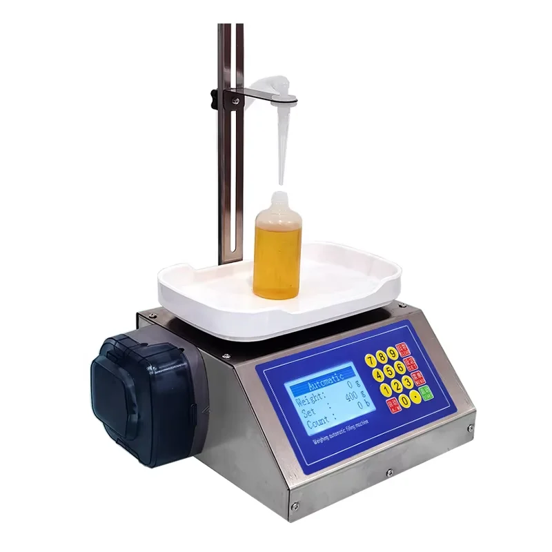 Small Semi Automatic Numerical Control Liquid Filling Machine Perfume Weighing Filling Machine Anti Drip