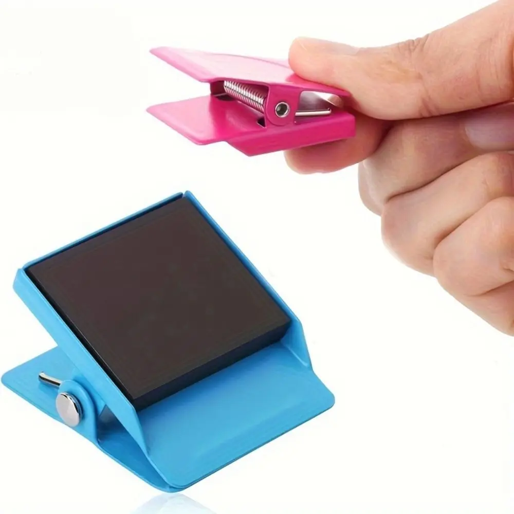 

10PCS Multi-functional Metal Magnetic Paper Clip Colorful Decorative Round Photo Clips Round/Square Mini Magnet Clamp Office