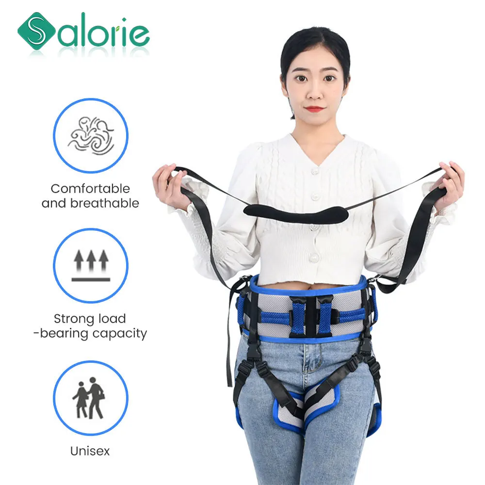 

Medical Patient Transfer Sling Lift Sling Standing Aid Strap Moving Waist Strap Soft Walk Aid Elder Sling Transfer Nursing Belts