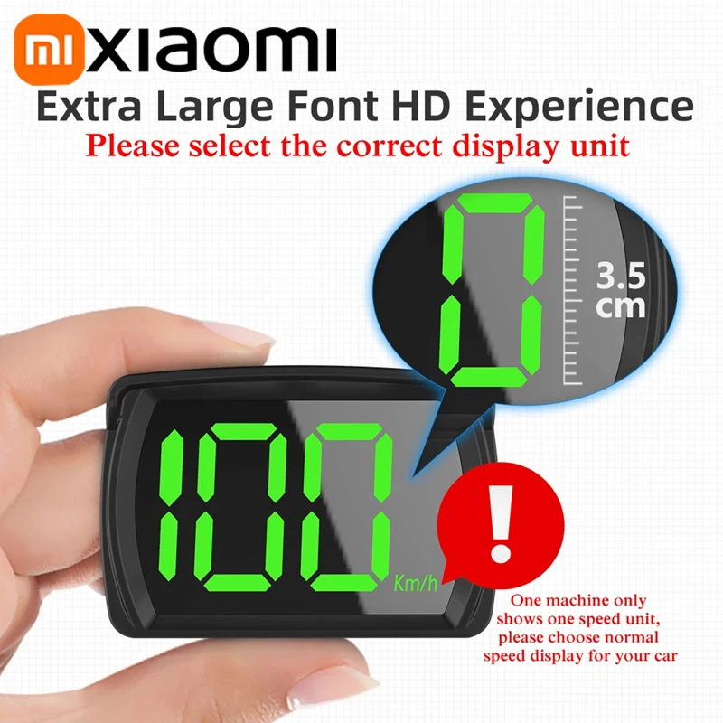 Xiaomi Car Speedometer HUD Head Up Display Digital Speed Meter Windshield Projector Vehicles Truck Auto Electronics Accessories