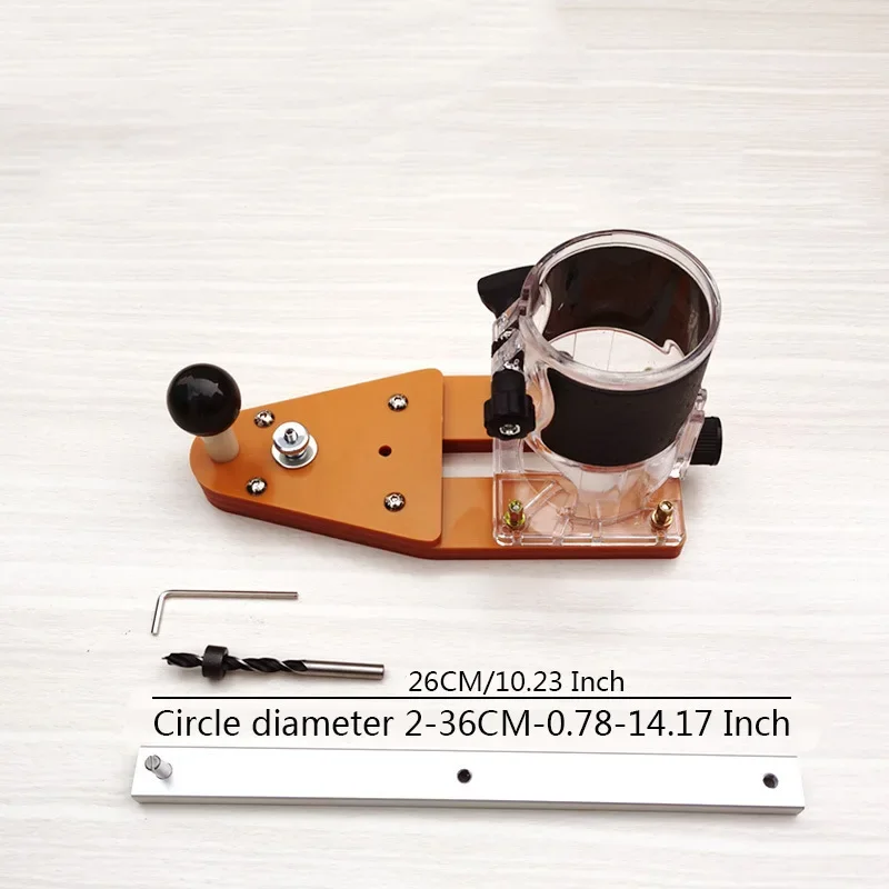 Fräserbasis, Ersatzbasis für elektrische Handtrimmer, Basis für Holzbearbeitungs-Kantenschneider-Fräsmaschinen, Zubehör für Elektrowerkzeuge – Detail 12