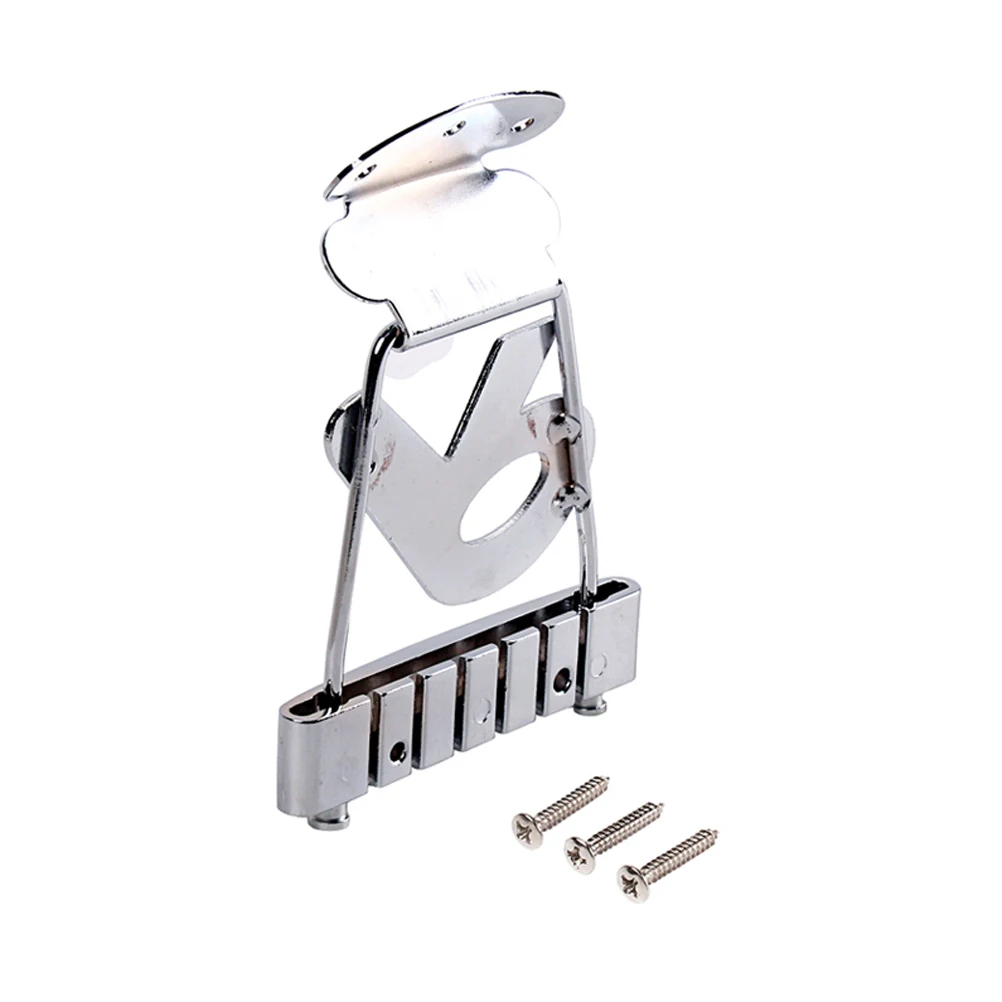 

Guitar Accessories Tailpiece Bridge Jazz Electroplated Hardtail Professional Accessory Solid