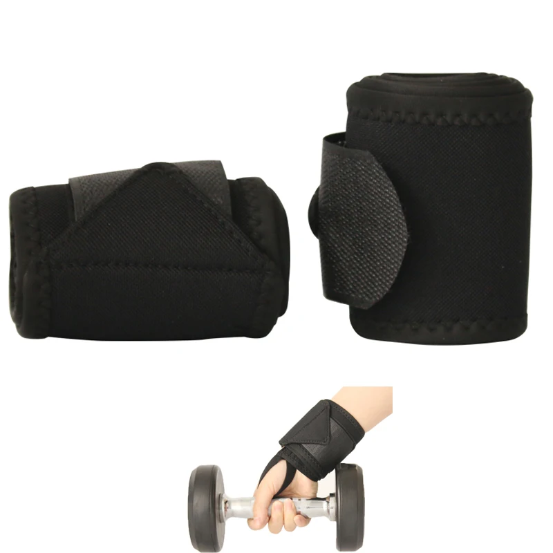 Weight Lifting Wrist Straps, Training Wristband, Powerlifting Wrist Wraps, Hand Support Brace, Fitness Equipment, 1 Pair