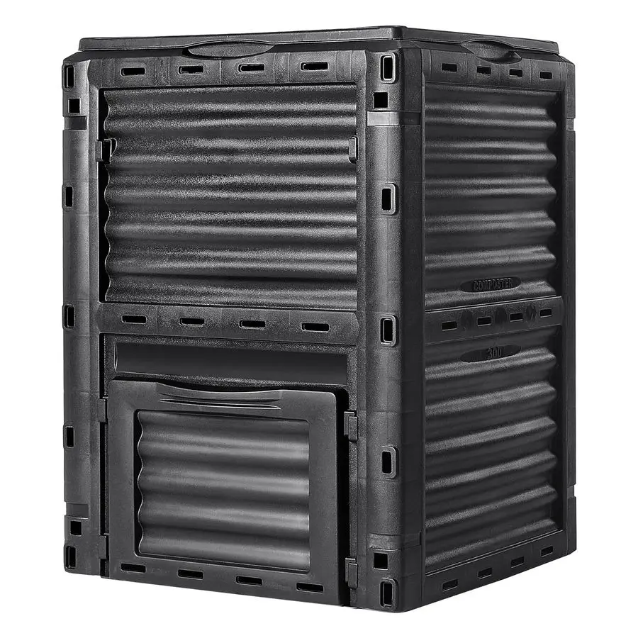 

Садовый компостер на 80 галлонов, без BPA, большой емкости, для улицы, с верхней крышкой и нижней дверцей, простая сборка