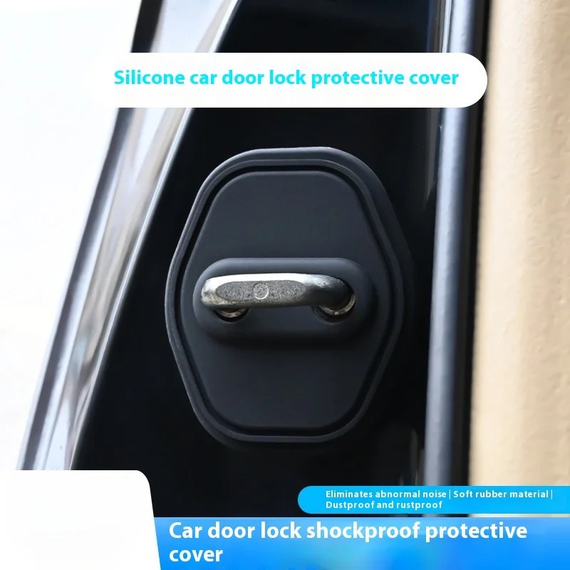 

Suitable for BYD Car Door Protector Silicone Silent Switch Door Lock Anti-Rust Accessories Door lock cover