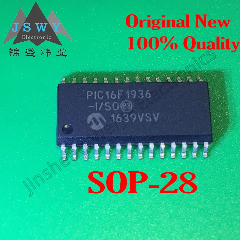 

5PCS Free Shipping PIC16F1936-I/SO PIC16F1936 100% Original Import MCU Microcontroller SOP-28 Latest Hot Chip