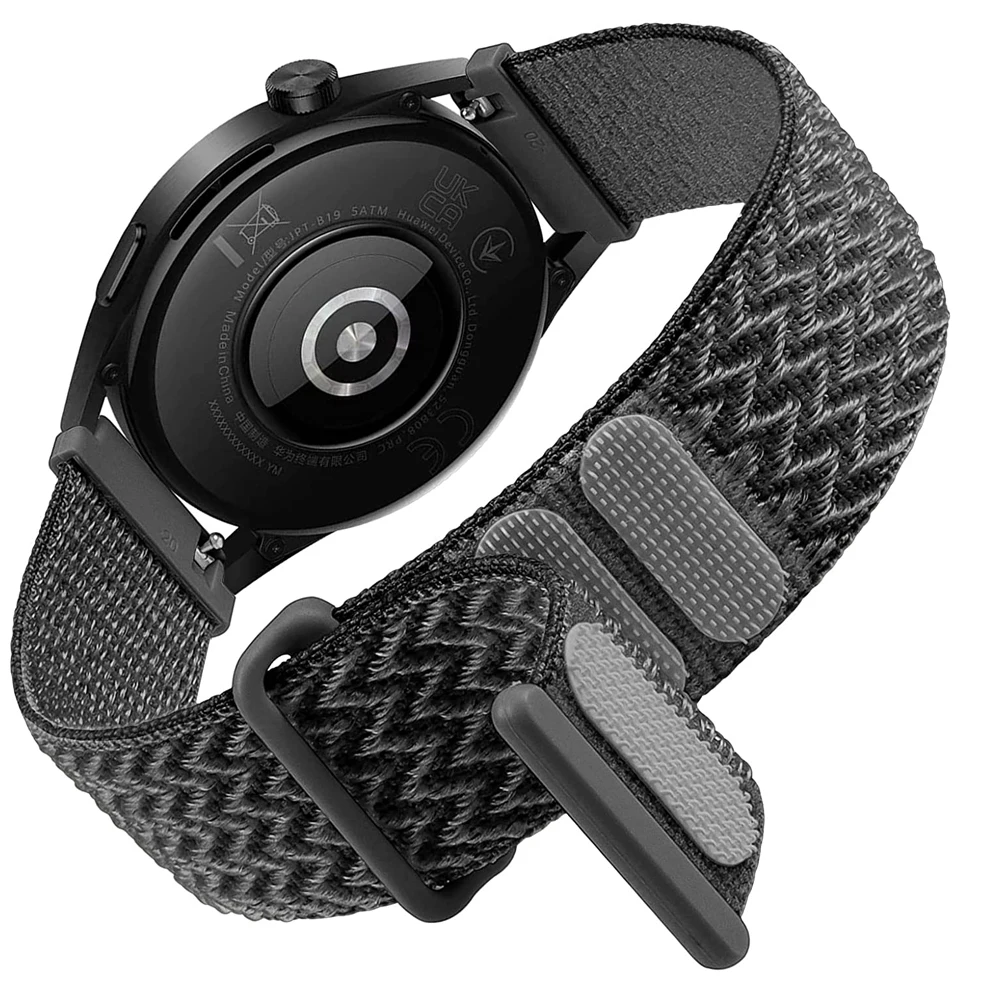 Pulseira de Nylon Sport para Garmin Forerunner, Pulseira para Garmin Vivoactive 3, Música, Venu SQ, Venu 2 Plus, 158, 55, 245, 645, 20mm