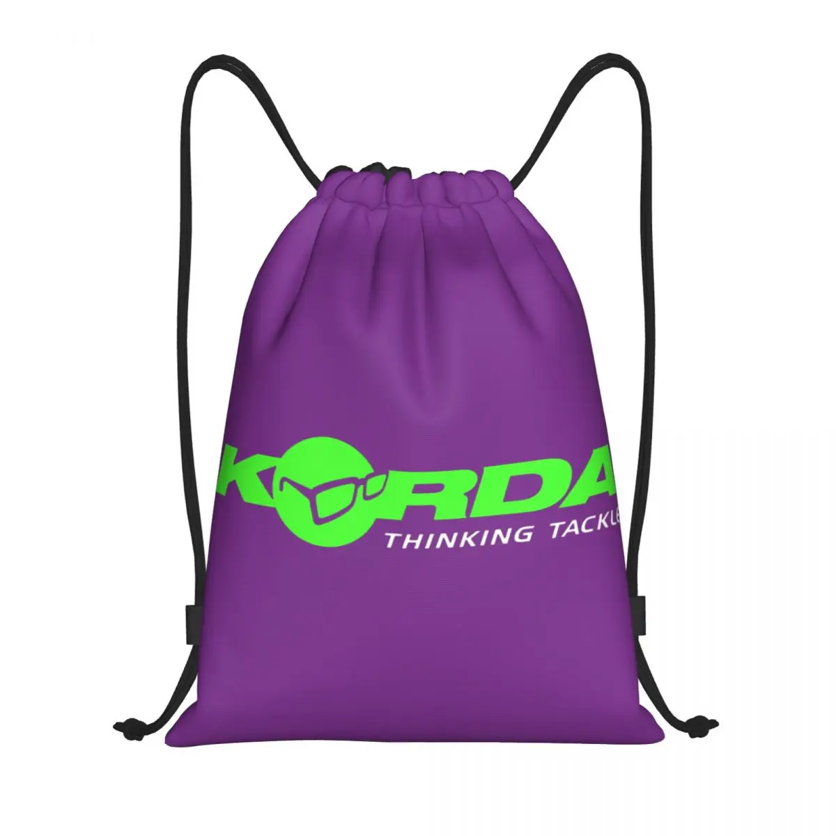 Drawstring Mochila com Custom Korda Fishing Logo, sacos leves para peixe carpa pescador presente, ginásio sacos de esportes para treinamento