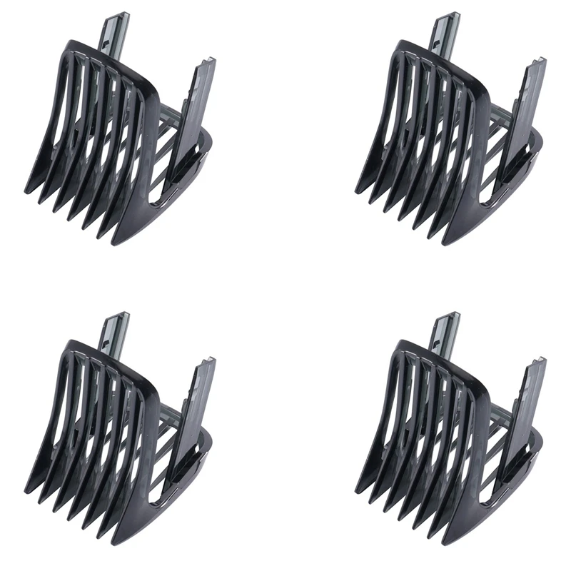 

4X for Philips Hair Clipper HC3400 HC3410 HC3420 HC3422 HC3426 HC5410 HC5440 HC5447 HC5450/7452 Attachment Comb Black