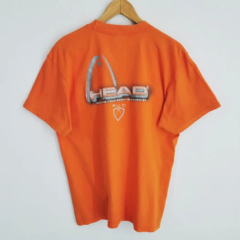 Head T Shirt Vintage Big Logo Size 2L