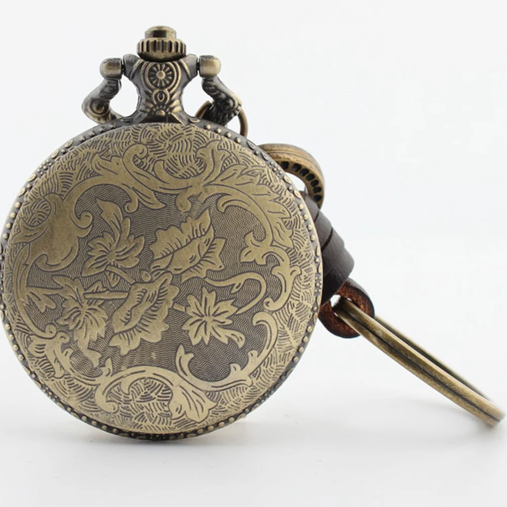 

Retro Pocket Watch Hollow Design Hanging Nurse Key Chain Mechanical Pendant Gift Style Precise Timekeeping Vintage