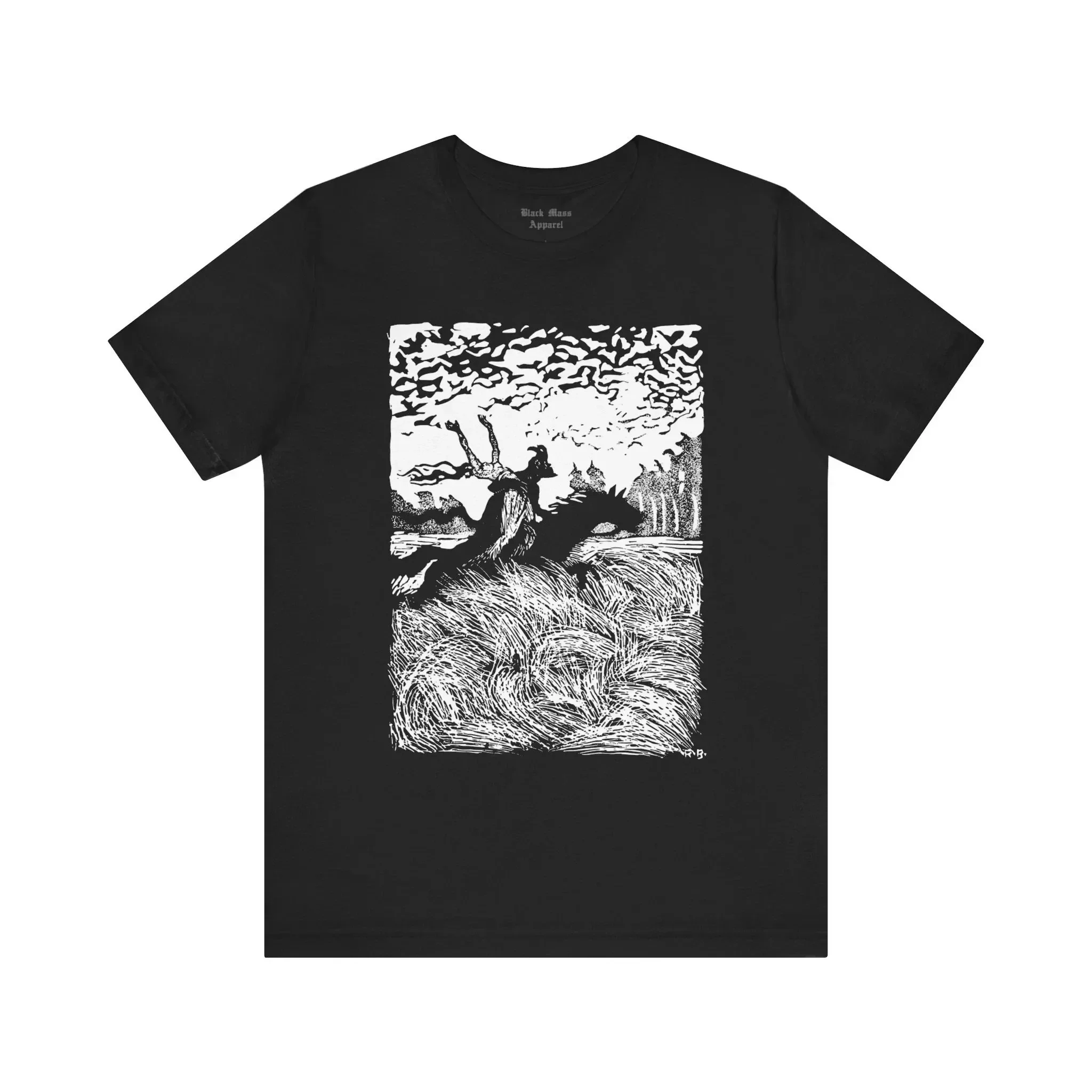 2026 Robert Buzinski T-shirt Vintage Shirt Creepy Art Voodoo T-shirt Witch Gothic Fashion Men's T-shirt Comfortable