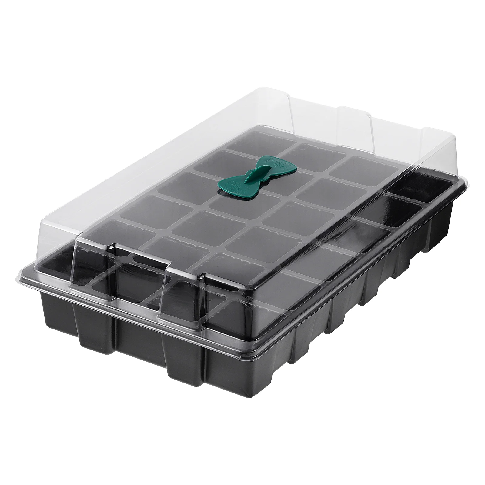 Yarnow 3pcs Starter Tray Propagator Tray 24 Cells Gardening Propagation Kit for tray kit propagation trays