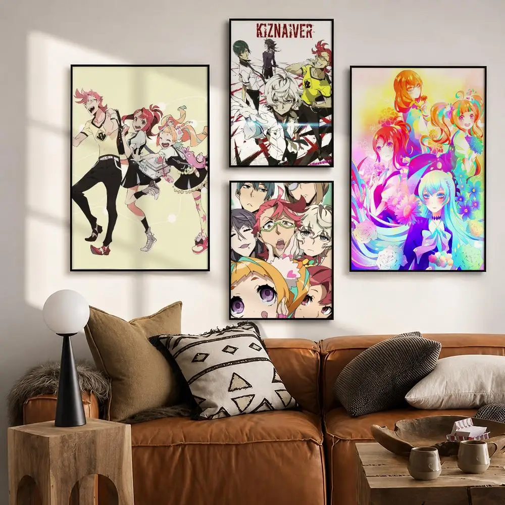 TV Sci-Fi Anime Kiznaiver Poster HD poster wall art self-stick no-residue for home cafe office great gift