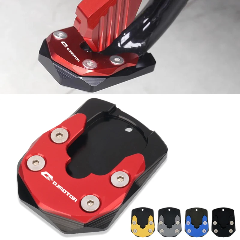 For QJMOTOR FORT350 FORT 350 2022 2023 2024 Motorcycle CNC Accessories Kickstand Side Stand Enlarge Foot Extension Pad