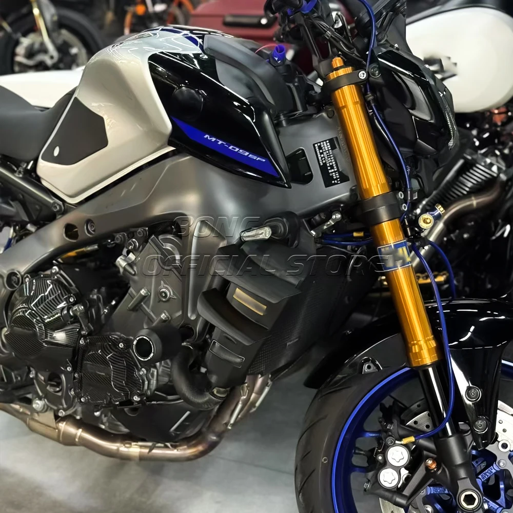 Für YAMAHA MT-09/SP Seitenflügel Seitenspoiler Frontspoiler MT09 2021 2022 2023 Frontspoiler Unterer Spoiler Flanke – Detail 3