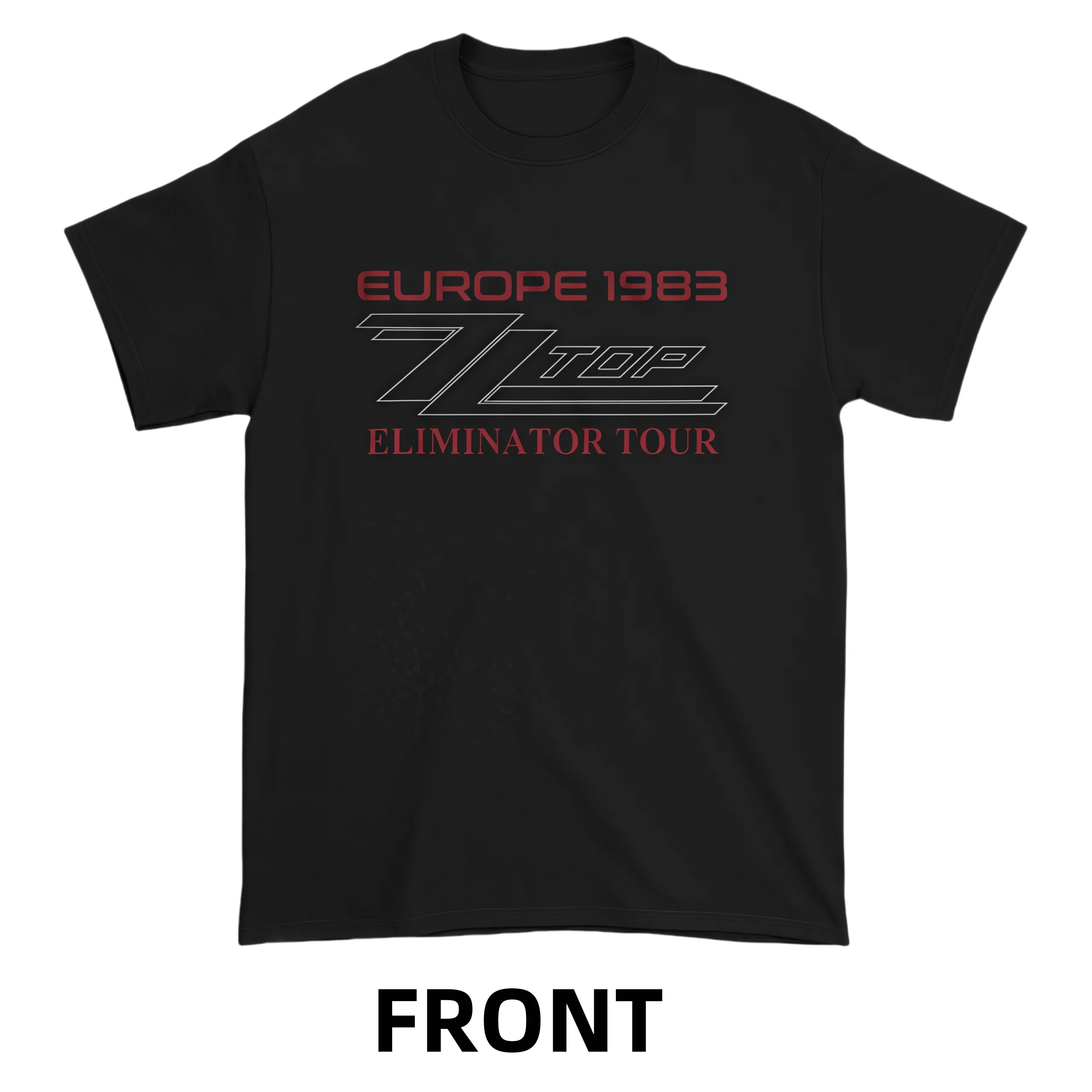 

2025 Summer Europe 1983 T-shirt Printed Cotton Round Neck Loose Casual Fashion Men's and Women's Popular Top