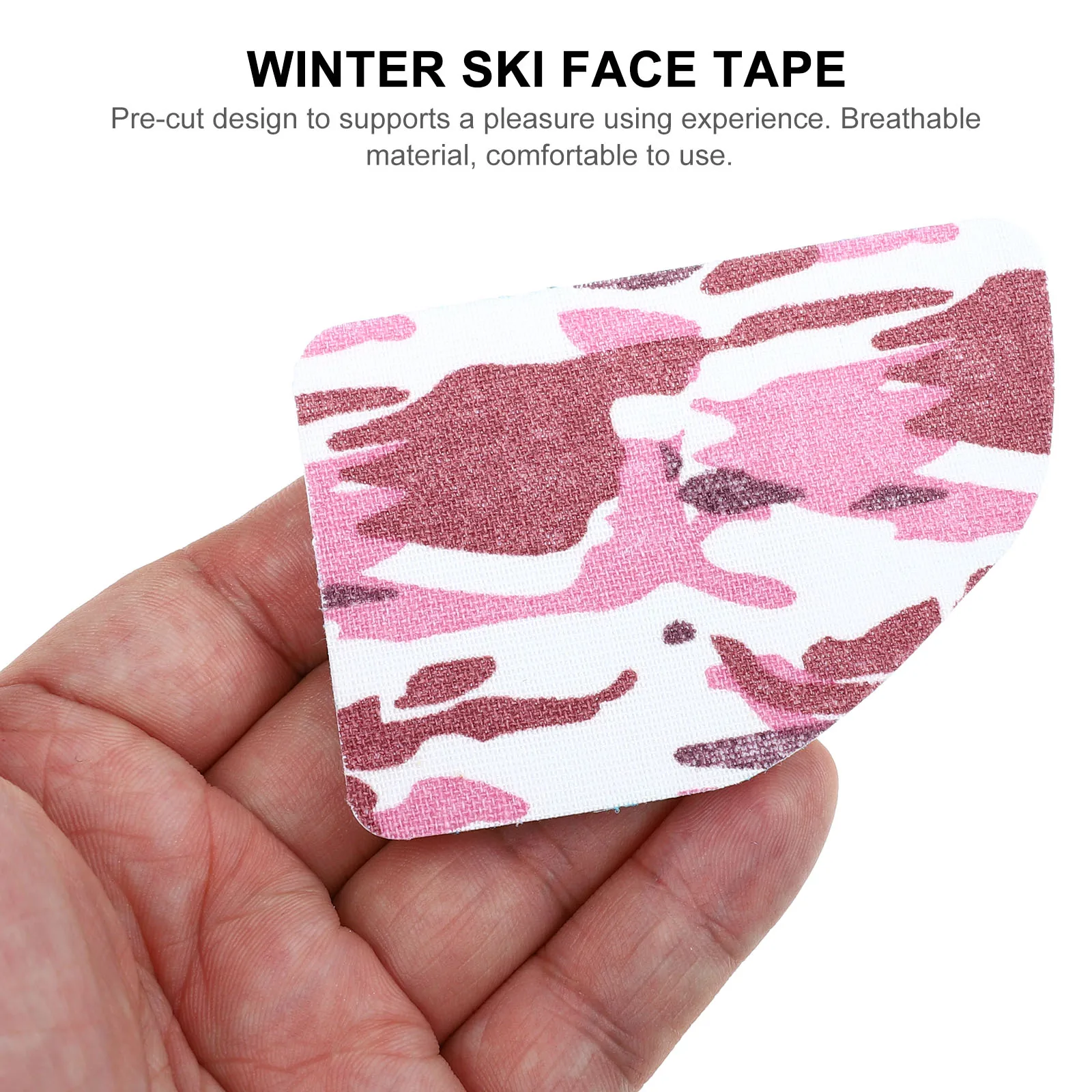 

3 Sets UV-proof Face Patch Winter Facial Windproof Sticker Outdoor Riding Tape Protective Adhesive Antifreeze Equipment Ski