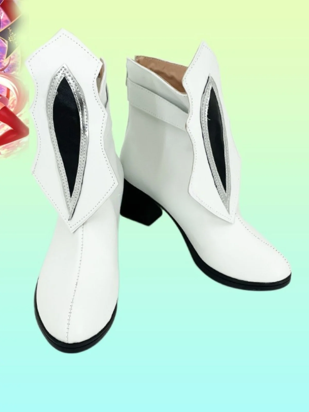 

Fate/Grand Order FGO Alter Santa Lily Косплей Костюм Обувь Белые ботинки ручной работы из искусственной кожи