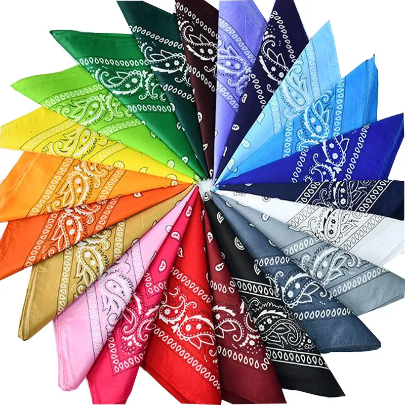 Beliebte Hip Hop Cashew Blumen Bandana Männer Frauen Outdoor Stirnbänder Haarband Handgelenk Wraps Amöben Schals Handtuch Weihnachts geschenk