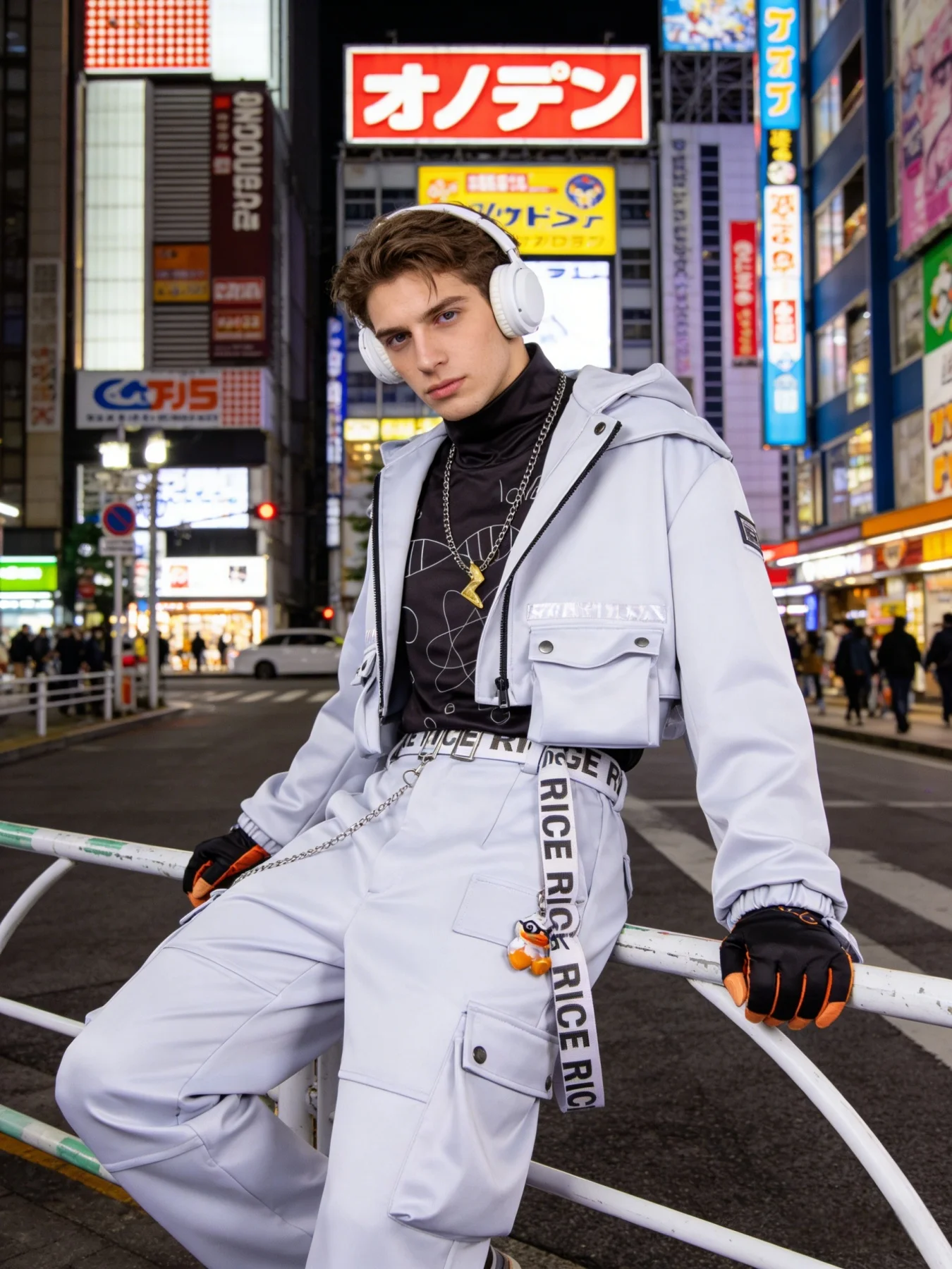 

Identity V Game Costume Luca Balsa Yellow Duck Uniform Role-Playing Anime Prisoner Suit with Coat And Headphones