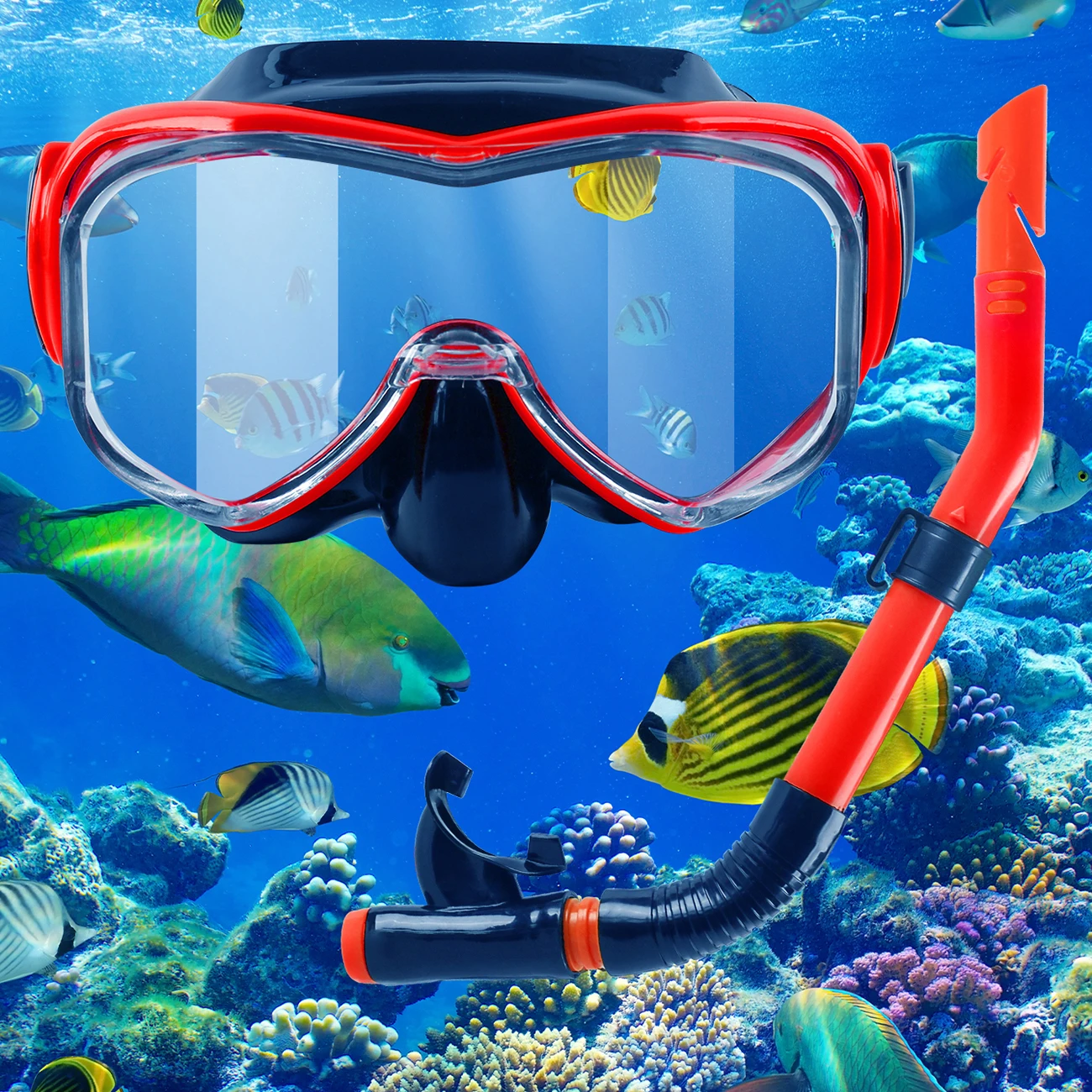 

Снаряжение для подводного плавания для взрослых, маска для подводного плавания для взрослых, противотуманная маска для подводного плавания с панорамным обзором, снаряжение для подводного плавания для взрослых