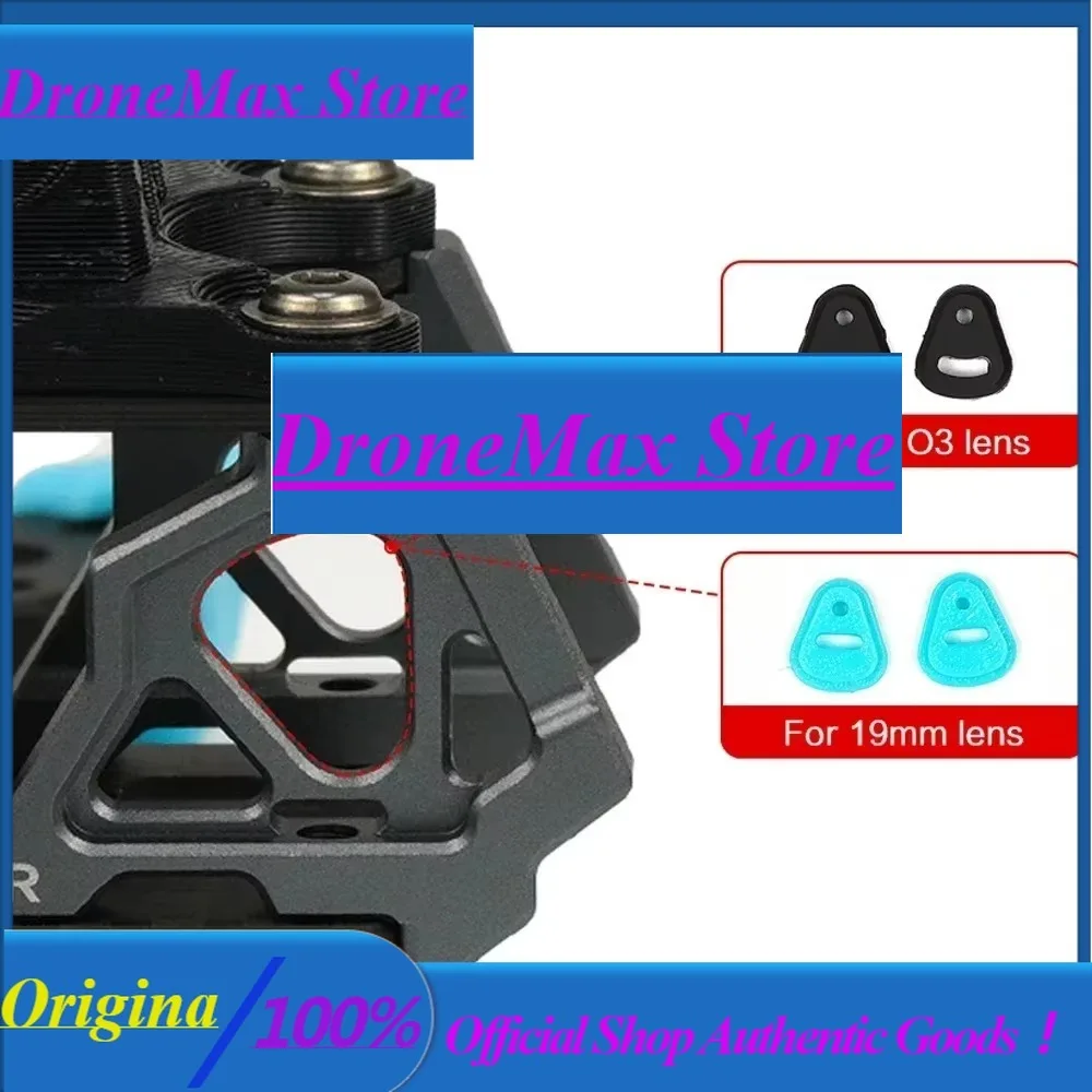 DroMaAxisflying MANTA Squashed-X 3.6inch Carbon Fiber Frame Kit Wheelbase 162mm Suitable For RC Gemfan-3630 Propeller Freestyle