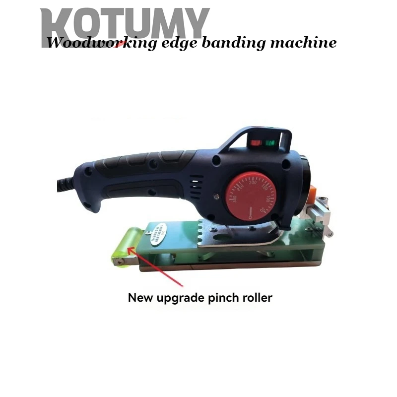 

220V Woodworking Portable Edge Banding Machine Adjustable Temperature Wood PVC Manual Edge Bander for Self-adhesive Edge Banding