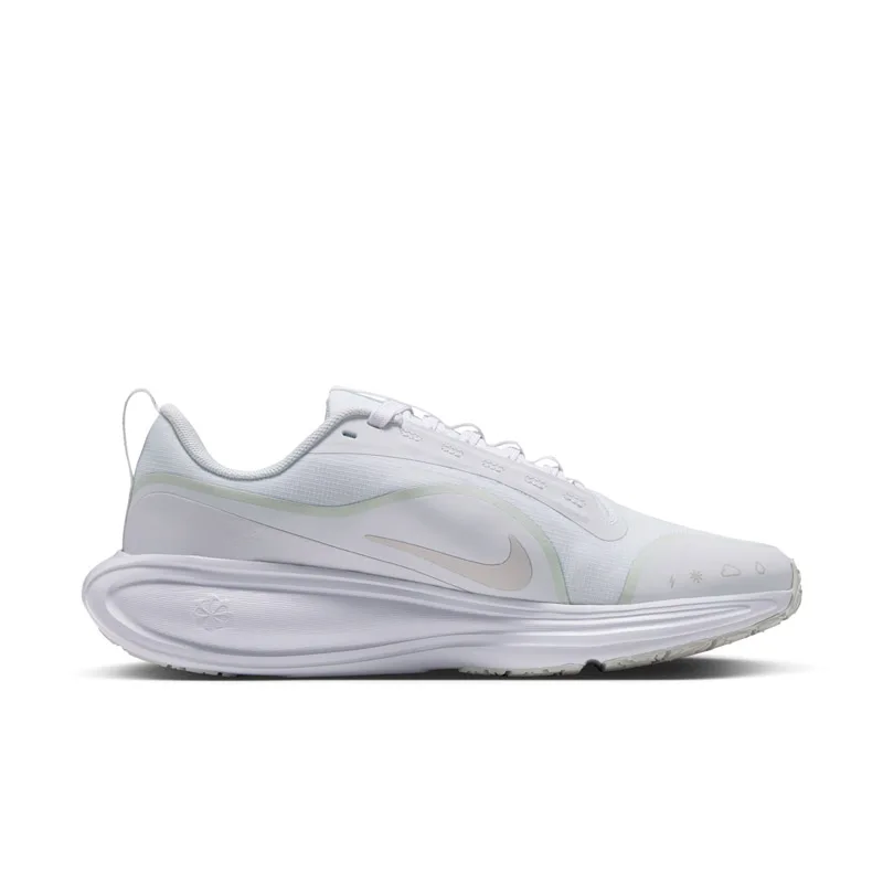 Nike Authentic REVOLUTION IR0889‑100 Women Running Shoes Breathable Woven Upper Lightweight White Fog Grey Off‑Black Sneakers