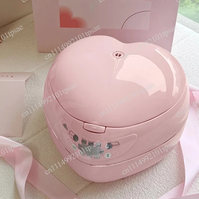 1.8L Heart-Shaped Rice Cooker 220V/300W Home Smart Rice Cooker With Cooking Porridge And Making Cakes Cooking Function