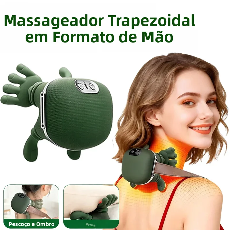 3段階モード-首・頸部・腰・脚・体・筋肉マッサージ枕-バイオニックフィンガー-首肩マッサージ器-n7-揉みマッサージ-ショール