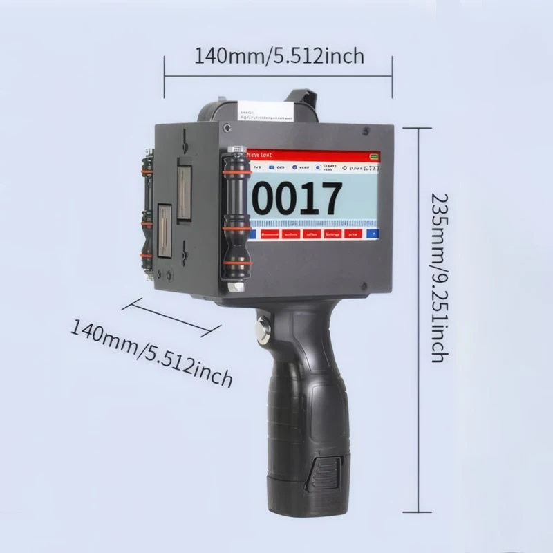 DT-T500 Printer Handheld Inkjet Printer Hand Held Portable Ink Jet Printer For Box Logo Batch Expiry Encoder
