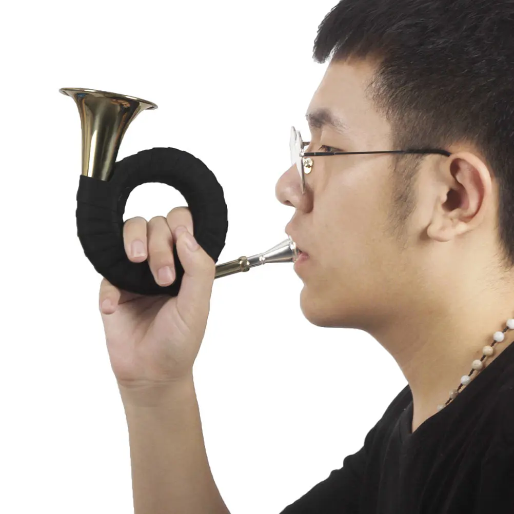 

Professional Brass Instrument 1pc French Horn Brass Wind Instrument Perfect for Musicians and Music